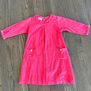 Little English corduroy dress with pockets